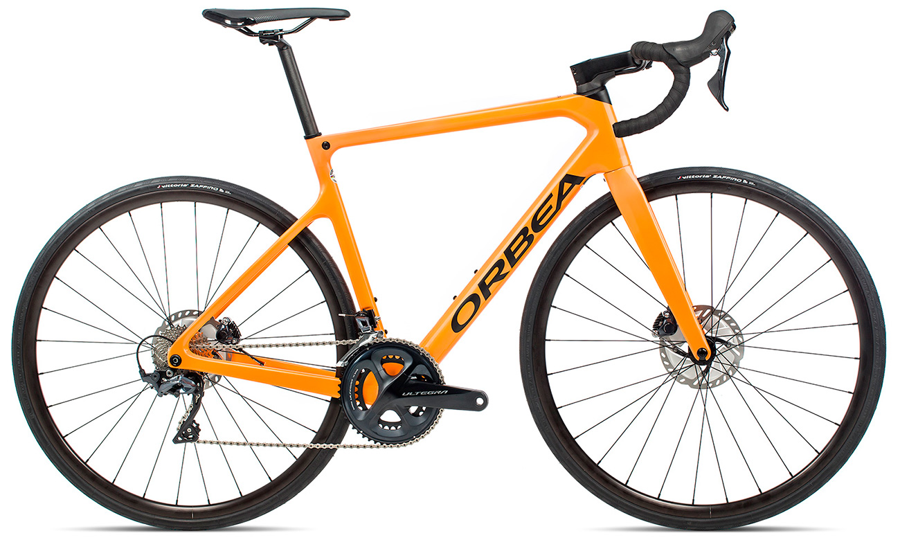 Фотографія Велосипед Orbea Orca M20 28" розмір XS 2021 Оранжево-чорний